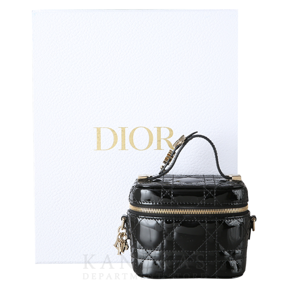 CHRISTIAN DIOR(USED)크리스찬디올 페이던트 베니티 탑핸들 마이크로